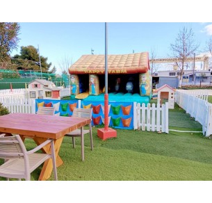 Μεταχειρισμένο φουσκωτό πρός ενοικίαση. Η φάρμα.