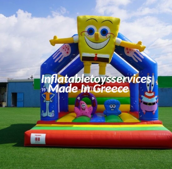 φουσκωτά, φουσκωτά τραμπολίνο, CastleAK-GRT2-3339B