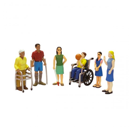 Φιγούρες κουκλόσπιτου με διαφορετικότητα