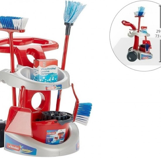 Τρόλεϋ καθαρισμού με 7 εξαρτήματα