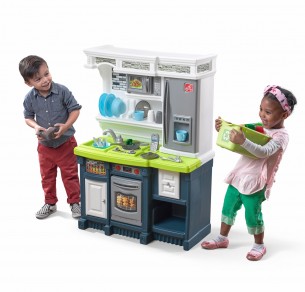 Παιδική κουζίνα παραδοσιακή μπλε
