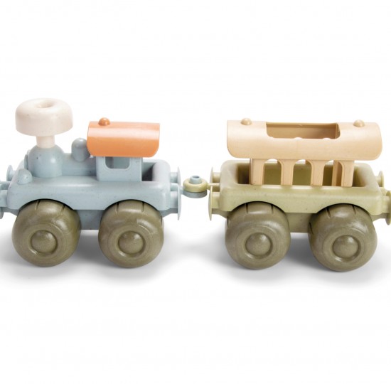 Σετ μηχανή τρένου και βαγόνι BIO