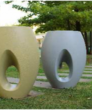 Πολυεστερικό Βάζο/Γλάστρα Grotto