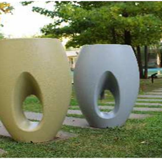 Πολυεστερικό Βάζο/Γλάστρα Grotto