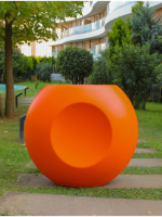 Πολυεστερικό Βάζο/Γλάστρα Moon