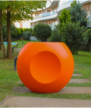 Πολυεστερικό Βάζο/Γλάστρα Moon