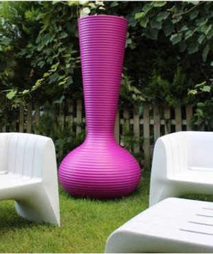 Πολυεστερικό Βάζο/Γλάστρα με Εσωτερικό Φωτισμό Mushroom