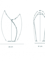 Πολυεστερικό Βάζο/Γλάστρα Tulip