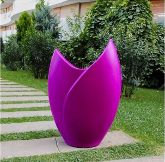 Πολυεστερικό Βάζο/Γλάστρα Tulip