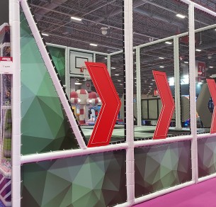 Μεγάλο Τραμπολίνο σε Πράσινο Χρώμα Παιχνιδοκατασκευή