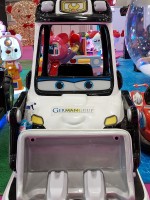 Λευκό Αυτοκινητάκι Λούνα Πάρκ Παιχνίδι με Κέρματα