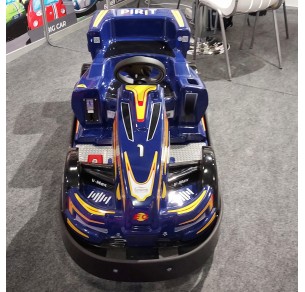 Μπλε Αυτοκινητάκι Λούνα Πάρκ Παιχνίδι με Κέρματα