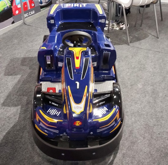 Μπλε Αυτοκινητάκι Λούνα Πάρκ Παιχνίδι με Κέρματα Μπλε Αυτοκινητάκι Λούνα Πάρκ Παιχνίδι με Κέρματα