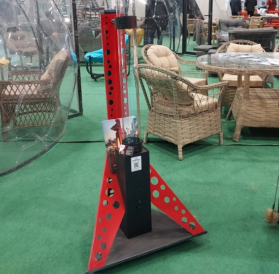 Κόκκινη Σόμπα Εξωτερικού Χώρου