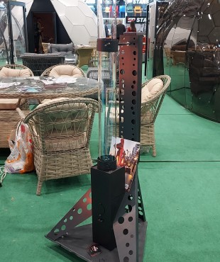 Ασημί Σόμπα Εξωτερικού Χώρου